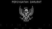 Peringatan Darurat Indonesia Gelap/x.com/el_avraham/