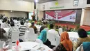 Suasana saat Diskusi Kebangsaan di Universitas Negeri Jakarta, Jakarta, Senin (19/12). Dalam diskusi tersebut, Mendagri menyatakan, di Indonesia masalah kebangsaan dan juga kebhinekaan tidak seharusnya menjadi permasalahan. (Liputan6.com/Helmi Affandi)