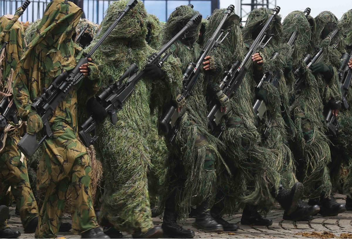 FOTO: 140 Ribu Prajurit TNI Siap Unjuk Kekuatan di HUT ke-80, Gladi Bersih Digelar di Monas