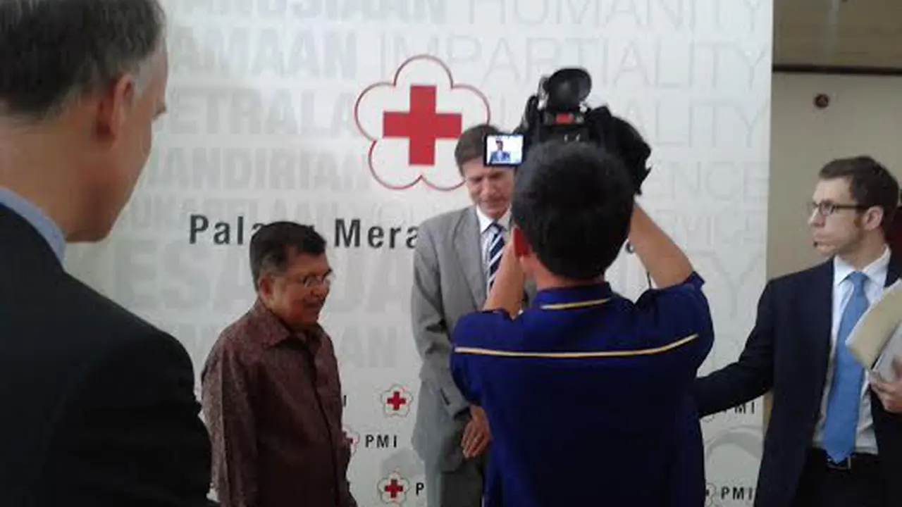 Dubes AS Robert O. Blake, Jr dan Jusuf Kalla