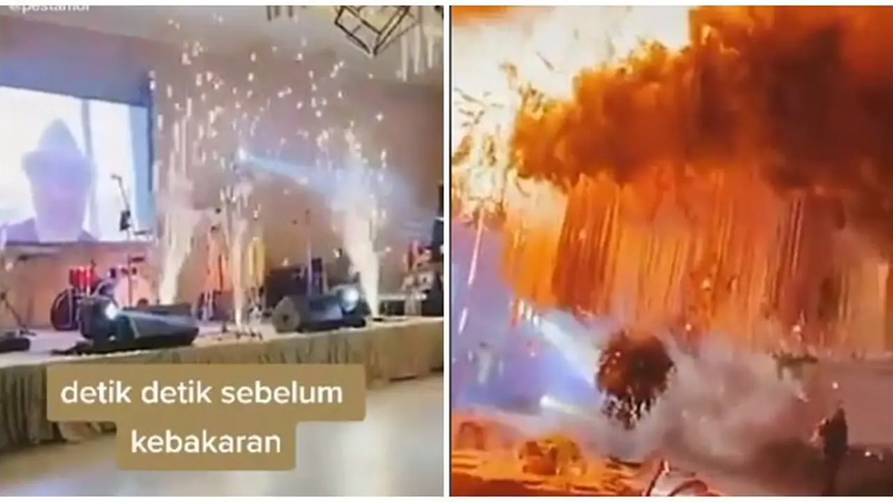 Niat Gunakan Kembang Api Agar Meriah, Pesta Pernikahan Ini Justru Berujung Kebakaran