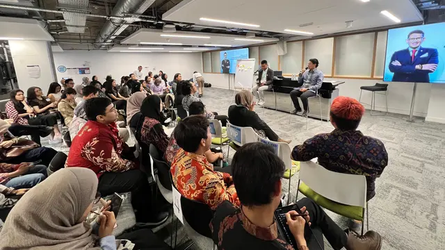 Mantan Menteri Pariwisata dan Ekonomi Kreatif (Menparekraf) RI Sandiaga Uno.