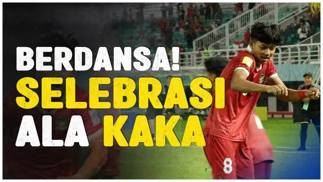 Berita Video, selebrasi Arkhan Kaka saat mencetak gol ke gawang Timnas Panama U-17 dalam laga yang berlangsung Senin (13/11/2023)