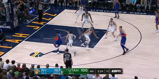 VIDEO : GAME RECAP NBA 2017-2018, Knicks 117 vs Jazz 115