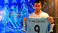 Ini Dia No Punggung Alvaro Negredo di City