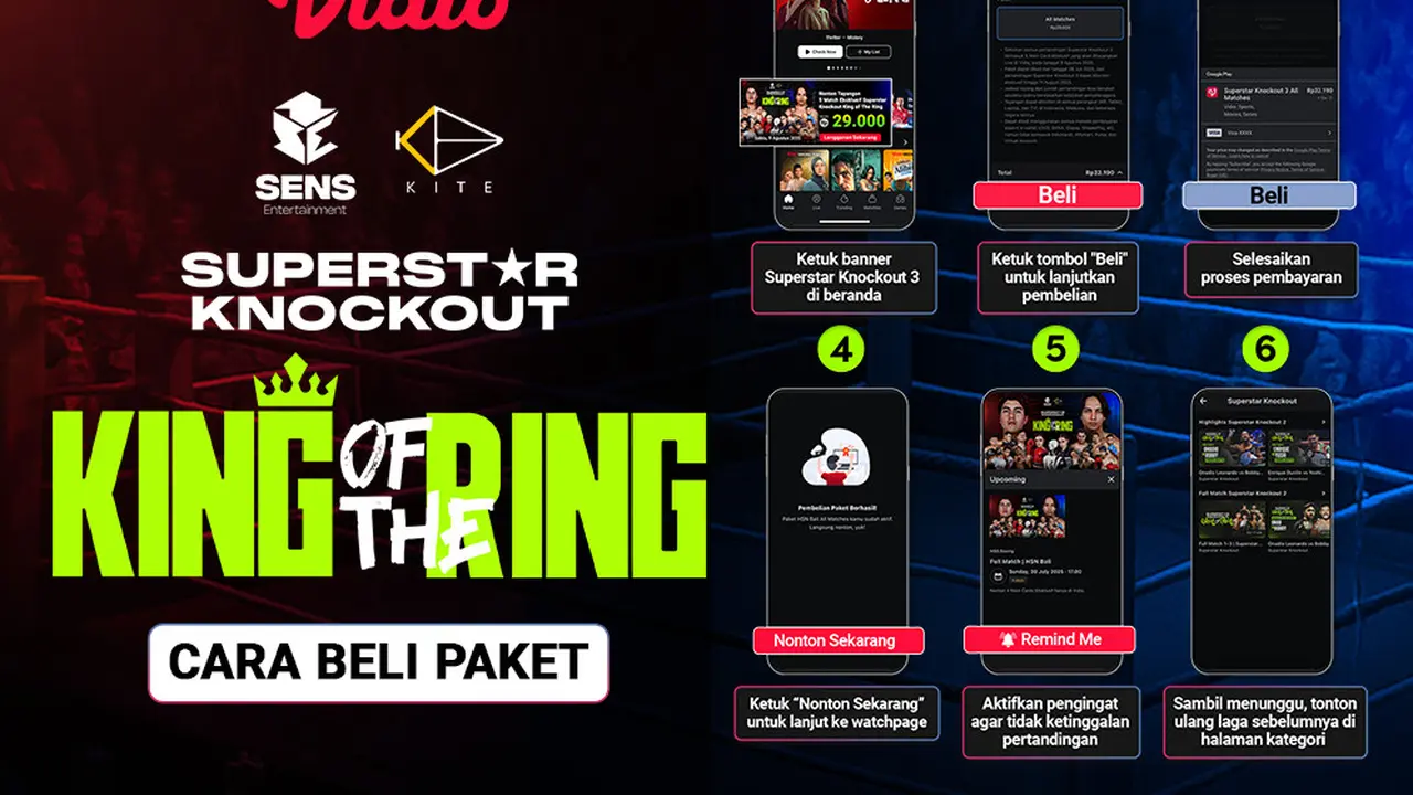 Cara Nonton Streaming Superstar Knockout Vol. 3 di Vidio