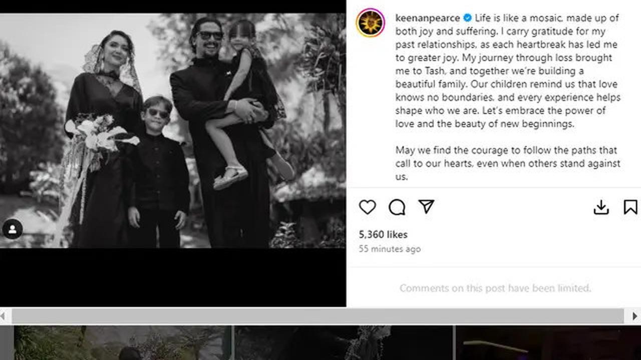 Kata Keenan Pearce Usai Nikahi Tasha Serena: Patah Hati Membawaku pada Kebahagiaan Besar