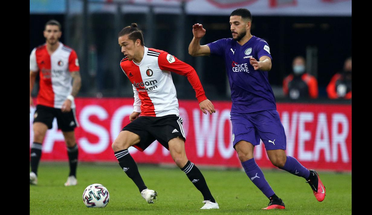 Wehrmann promosi ke tim utama Feyenoord pada musim 2018/2019. Pada saat itu, Feyenoord punya skuad yang bagus pada musim 2018/2019. Salah satu nama yang patut dicatat adalah Robin van Persie. (AFP/ANP/Pieter Stam de Jonge)