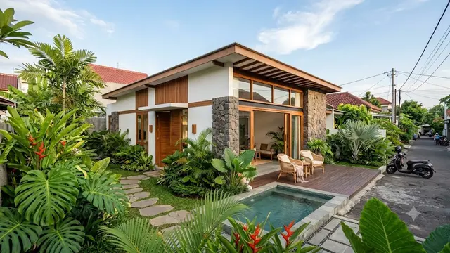 Rumah Bergaya Resort dengan Budget Terjangkau