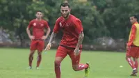 Kapten Timnas Afganistan, Faysal Shayesteh, sudah tiba dan berlatih bersama Persija Jakarta pada Kamis (21/12/2017) sore. (Dok. Persija Jakarta)
