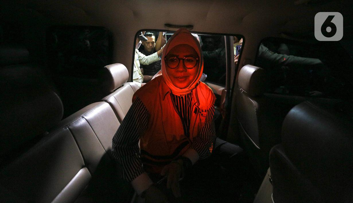 Karen Agustiawan akan ditahan di rutan KPK. (Liputan6.com/Faizal Fanani)