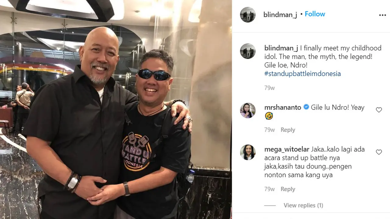 Komika Blindman Jack dan Indro Warkop