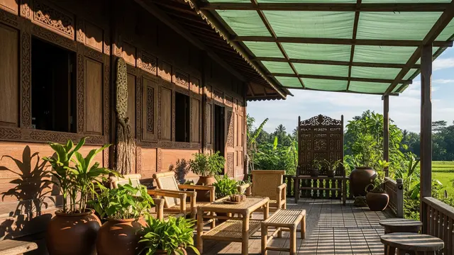 Paranet Nuansa Tradisional Pedesaan