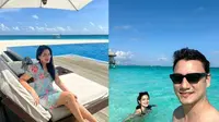 Bak Bulan Madu, Ini 7 Momen Titi Kamal dan Christian Sugiono Liburan di Maldive