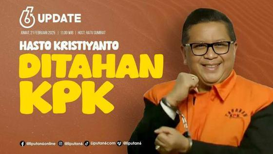 Hasto Kristiyanto Ditahan KPK
