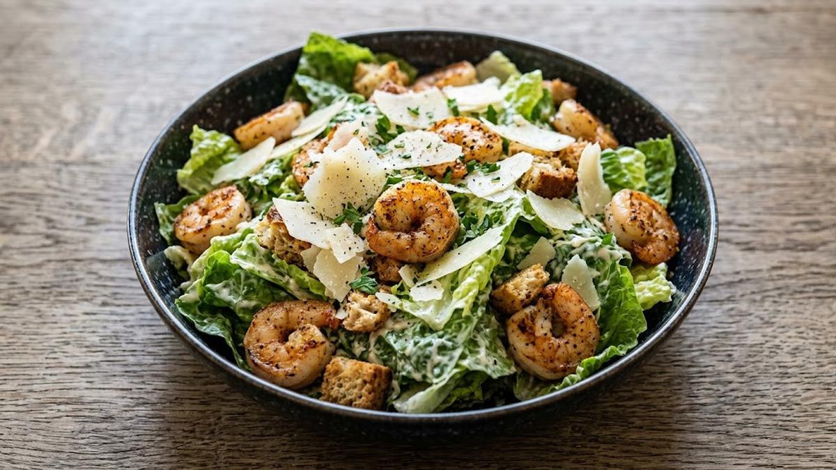 Resep Caesar Salad Udang, Menu Sehat yang Bikin Nagih