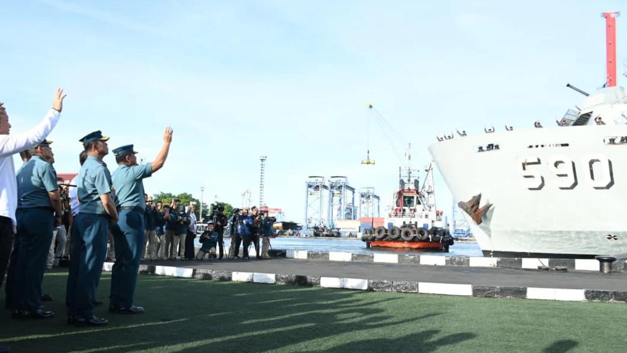 Kebut Penanganan Pascabencana Alam Sumatra, Satgas Zeni Marinir TNL AL Diberangkatkan