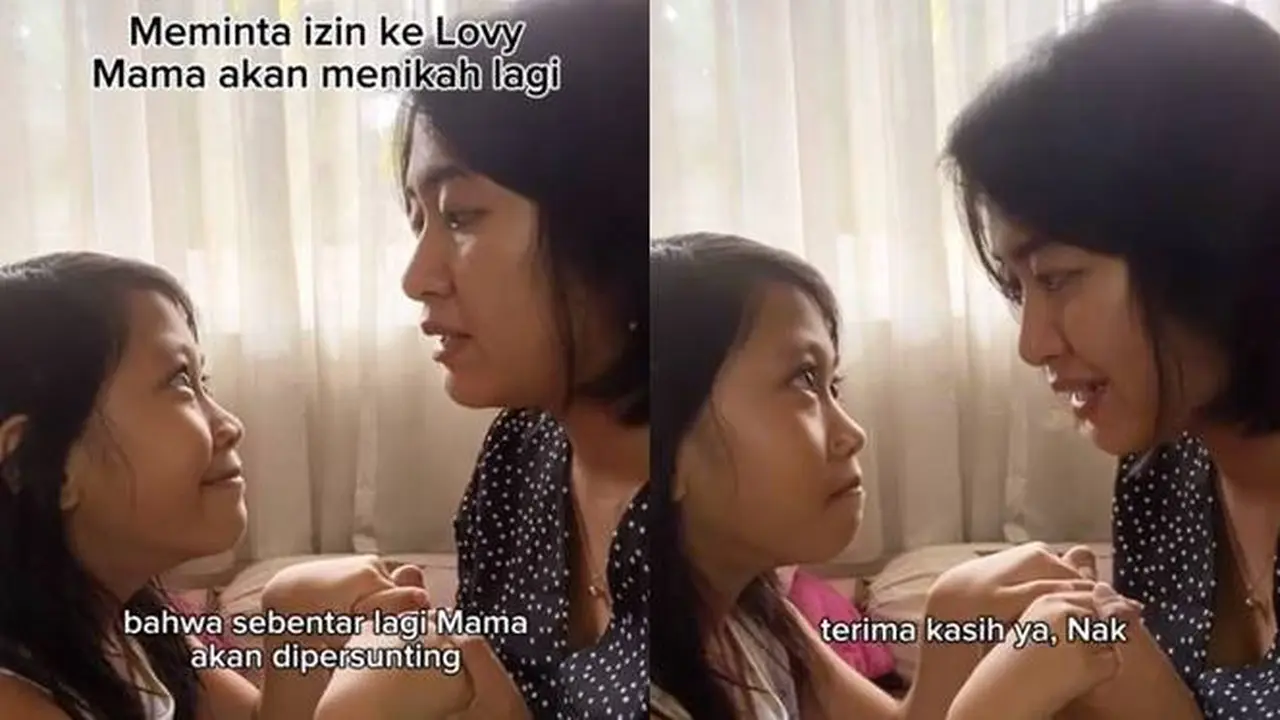 Momen Haru Wanita Minta Izin Anak untuk Nikah Lagi, 8 Tahun Single Mom