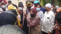 Menteri Risma kunjungi korban gempa Pasaman Barat. (Liputan6.com/ Novia Harlina)