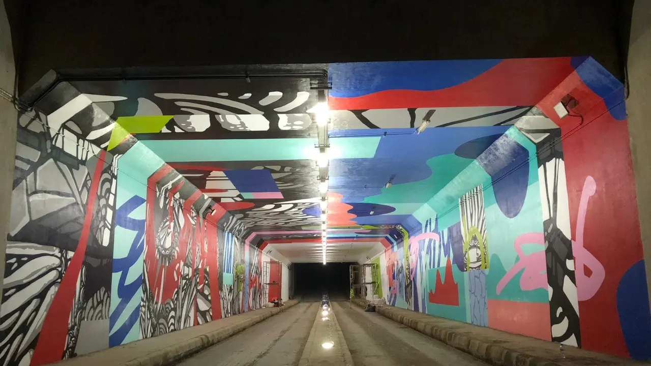 Kolaborasi Pertamina dan Gardu House Hadirkan Mandalika Art Tunnel Penuh Energi