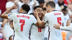 Dua gol dari Jesse Lingard mewarnai kemenangan 4-0 Inggris atas tim lemah Andorra dalam laga Kualifikasi Piala Dunia 2022 Grup I Zona Eropa di Wembley Stadium, London, Minggu (5/9/2021). Dua gol lainnya disumbangkan Harry Kane dan Bukayo Saka. (Foto: AFP/Justin Tallis)