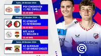 Jadwal Siaran Langsung Eredivisie 2024/25 Matchweek 10 Pekan Ini di Vidio