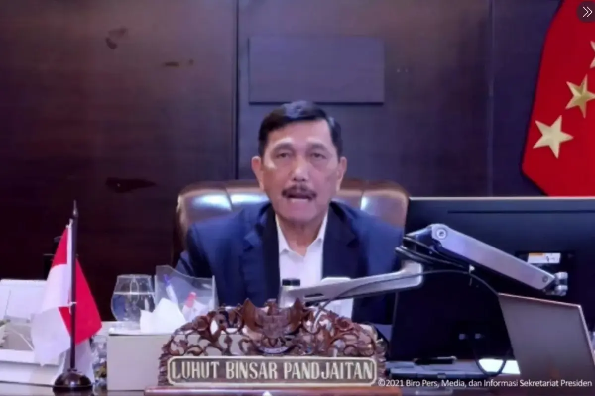 Menteri Koordinator Bidang Kemaritiman dan Investasi (Menko Marves) Luhut Binsar Pandjaitan