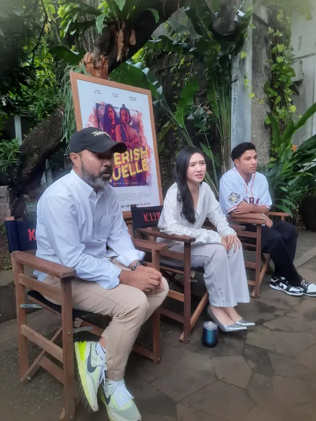 Konferensi pers film Cherish and Ruele di Jakarta, Rabu (8/2/2023).