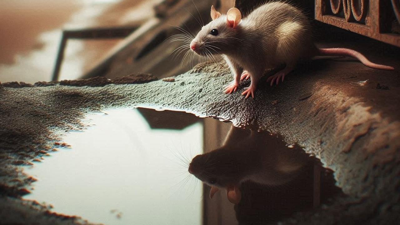 Ilustrasi Tikus di Rumah