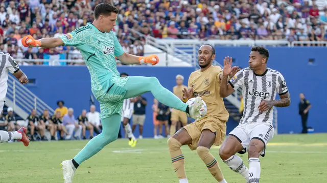 Foto: Panggung Ousmane Dembele dan Moise Kean, Barcelona dan Juventus Bermain Sama Kuat 2-2