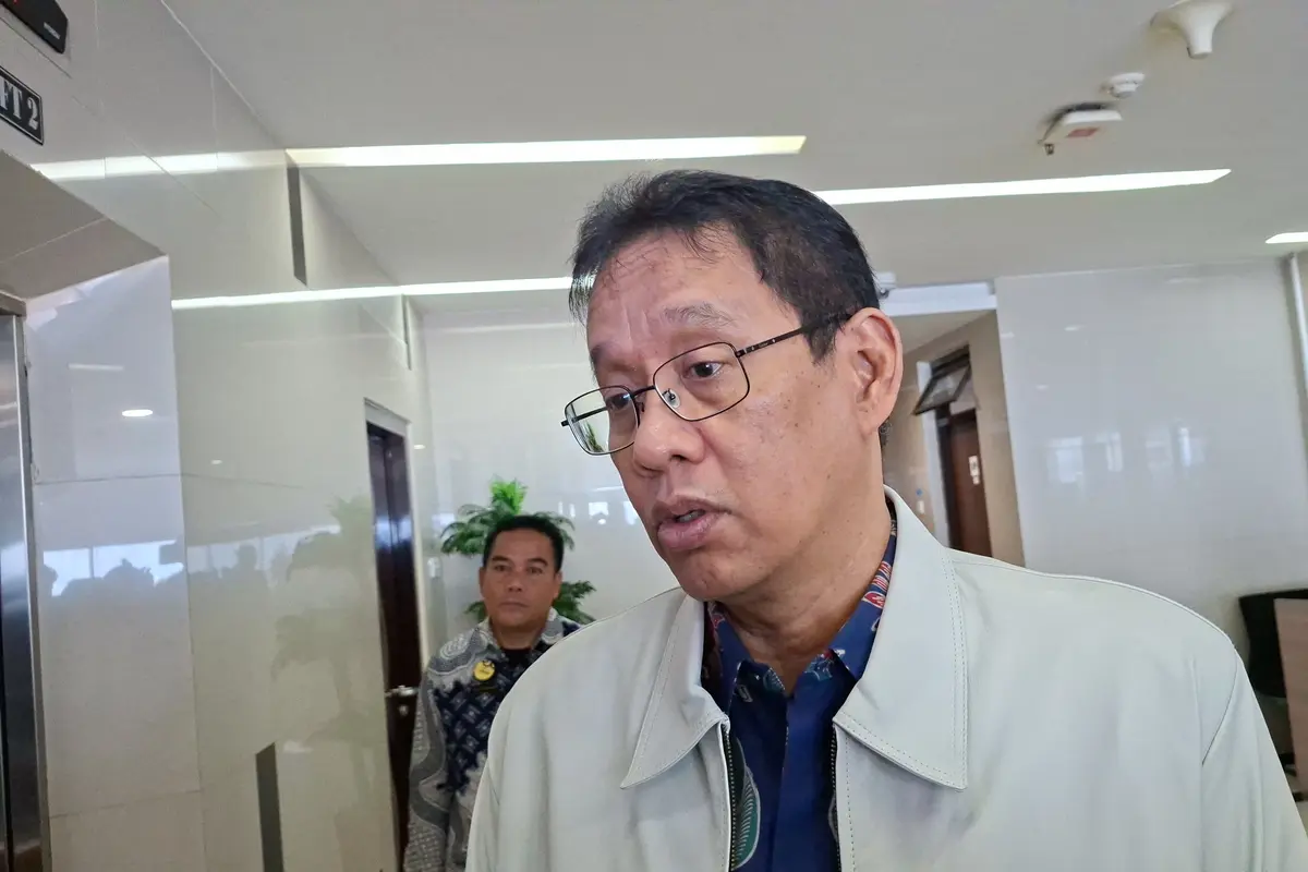 Menkeu Purbaya Yudhi Sadewa Kantor Kementerian Koordinator Bidang Pembangunan Manusia dan Kebudayaan (PMK), Jakarta, Rabu (15/7/2026). (Liputan6.com/Arief RH)