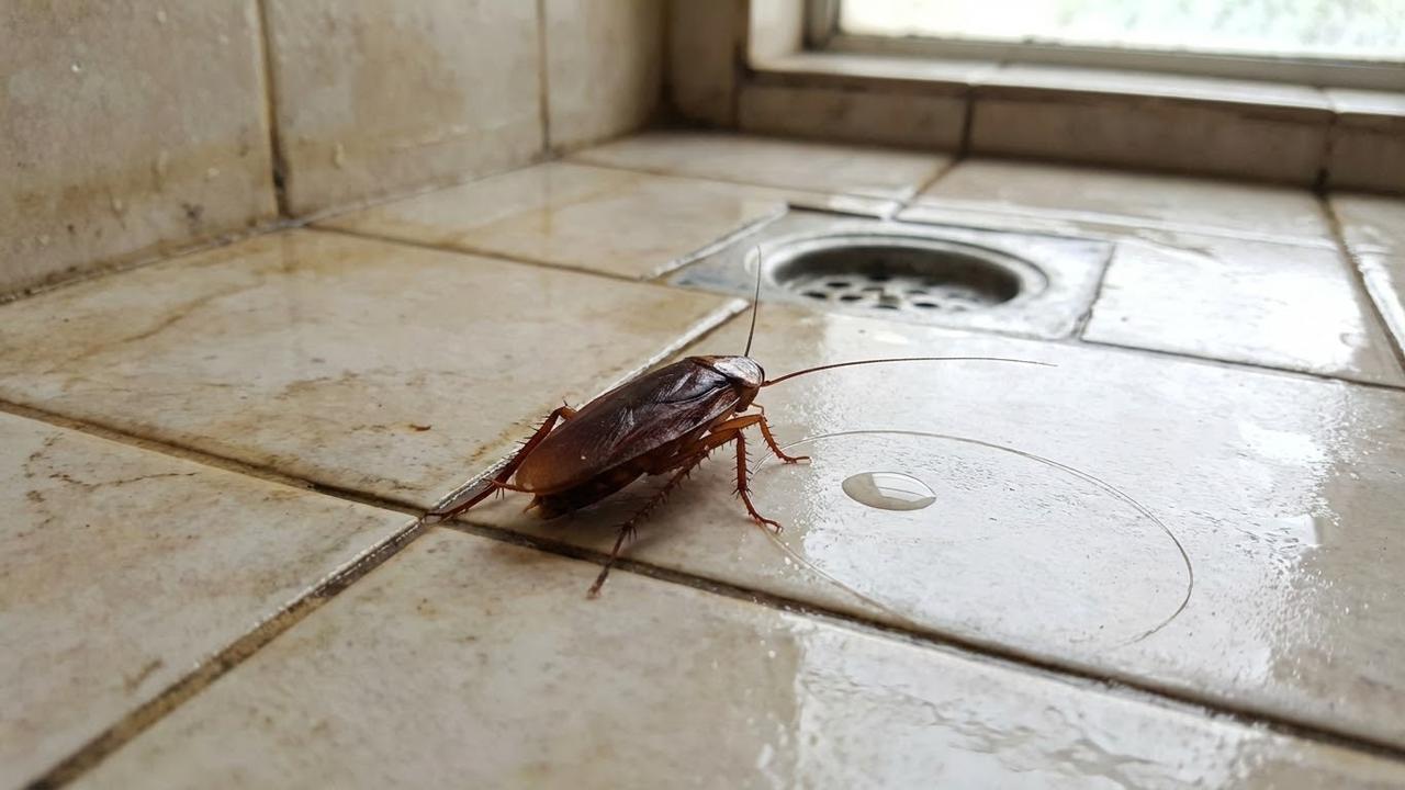 Cara Cepat Mengusir Kecoak dari Kamar Mandi Lembap/Gemini AI