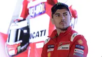 Pebalap Ducati, Jorge Lorenzo, saat jumpa pers di Hotel Sheraton, Jakarta, Kamis 1/2/2018). Acara tersebut dalam rangka kampanye Shell Advance "Libas Tantanganmu. (Bola.com/M Iqbal Ichsan)