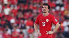 Pemain Timnas Indonesia, Thom Haye, tampak kecewa saat ditaklukkan Irak pada laga Grup F putaran kedua Kualifikasi Piala Dunia 2026 zona Asia di Stadion Utama Gelora Bung Karno (SUGBK), Senayan, Jakarta, Kamis (6/6/2024). (Bola.com/M Iqbal Ichsan)