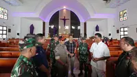 Tinjau Kondisi Gereja Katolik Terdampak Gempa, BNPB Pastikan Perayaan Paskah Berjalan Lancar