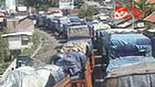 Ribuan Truk Masih Mengular di Pelabuhan Merak