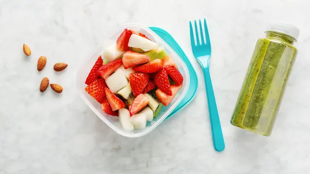 Ilustrasi salad kedap udara