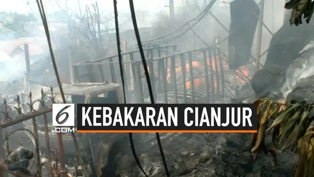 VIDEO: Akibat Puntung Rokok Pabrik Pengolahan Ijuk Terbakar