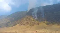 Kebakaran Gunung Bromo Terus Meluas, 80 Hektare Savana Hangus