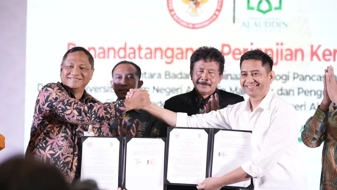 Penandatanganan Perjanjian Kerja Sama (Memorandum of Understanding / MoU) antara BPIP dan UIN Alauddin Makassar (Istimewa)