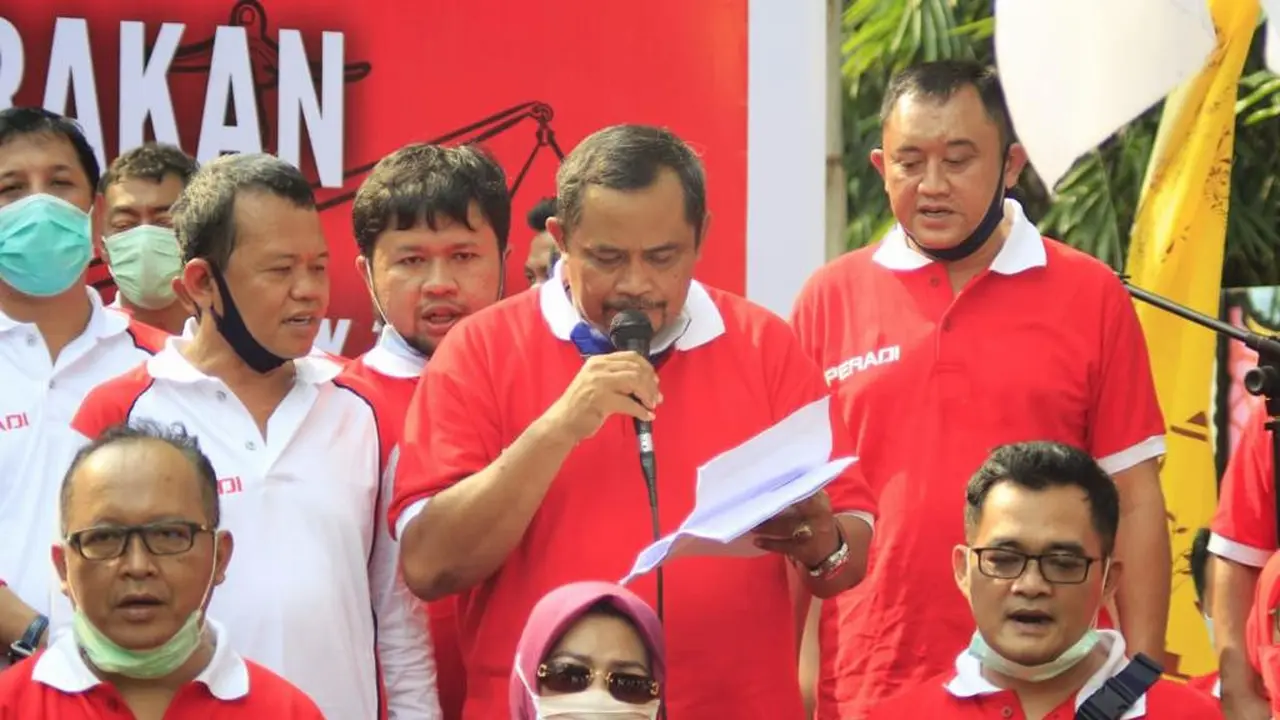 Sejumlah advokat mendeklarasikan pembentukan organisasi Peradi Pergerakan