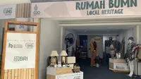 Rumah BUMN menjadi wadah bagi para pelaku UMKM lokal dan membantu membuka jalan untuk mempromosikannya ke pasar global lewat acara SMEs Future Village, side event G20 di Nusa Dua, Bali. (Liputan6.com/Benedikta Miranti)