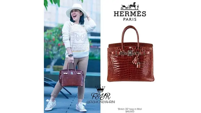 6 Koleksi Tas Syahrini di Atas Rp 150 juta, Elegan dan Stylish