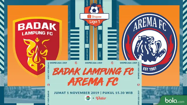 Badak Lampung FC Vs Arema FC