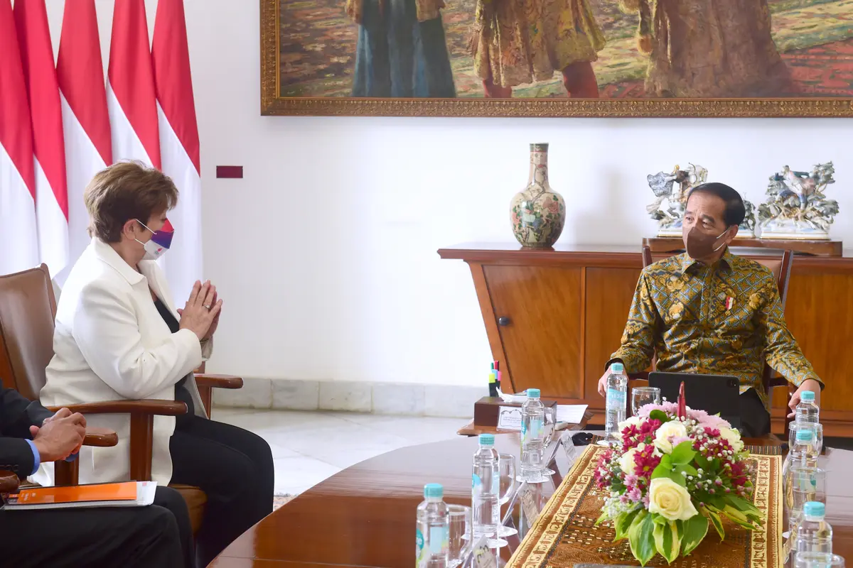 Presiden Jokowi dan Perwakilan IMF