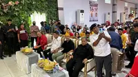 Calon presiden (capres) nomor urut tiga Ganjar Pranowo janji akan melakukan mitigasi bencana di seluruh Indonesia. Hal itu disampaikan di hadapan ribuan masyarakat Donggala, Sulawesi Tengah. (Nanda Perdana Putra).
