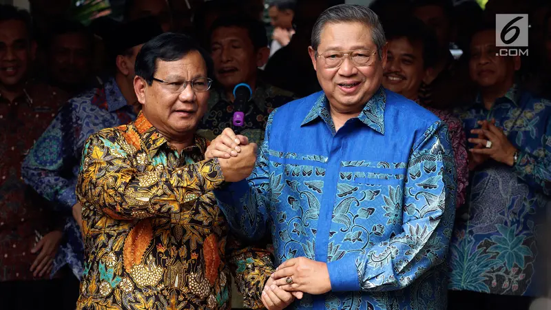 SBY Resmi Usung Prabowo sebagai Calon Presiden 2019