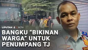 Bangku "Bikinan Warga" untuk Penumpang TJ