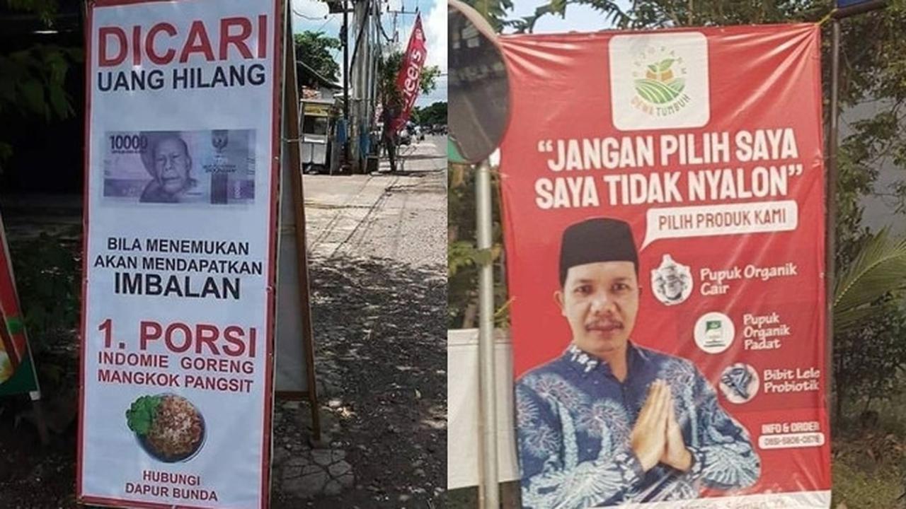 7 Potret Promosi di Spanduk Jualan Ini Kocak, Enggak Habis Pikir