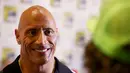 Dwayne Johnson alias The Rock menghadiri Comic Con di San Diego, pada 23 Juli 2022 lalu. (Foto: Christy Radecic/Invision/AP)